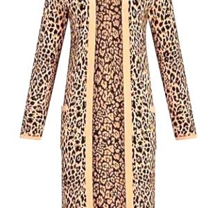 Express lightweight long cardigan. Leopard print. NWT